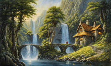 Wizard Lair Outside Wizard Lair by AI-Postcards on DeviantArt