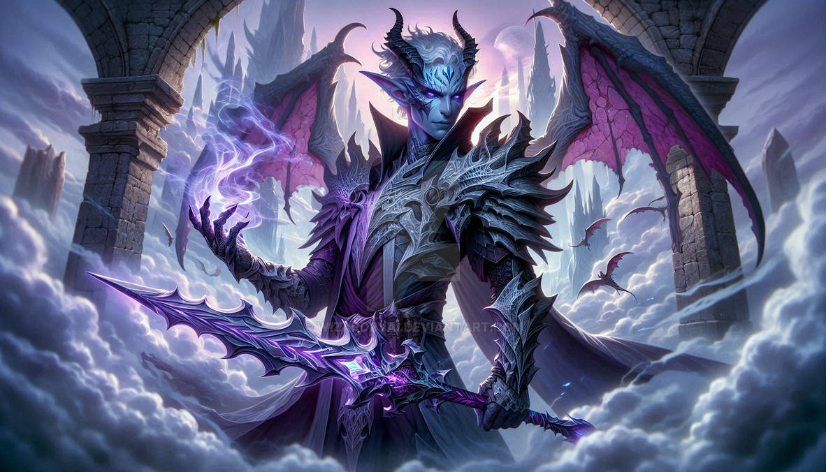 Dragon Rider Drow Arenamaster # fantasy by WizardryAi on DeviantArt