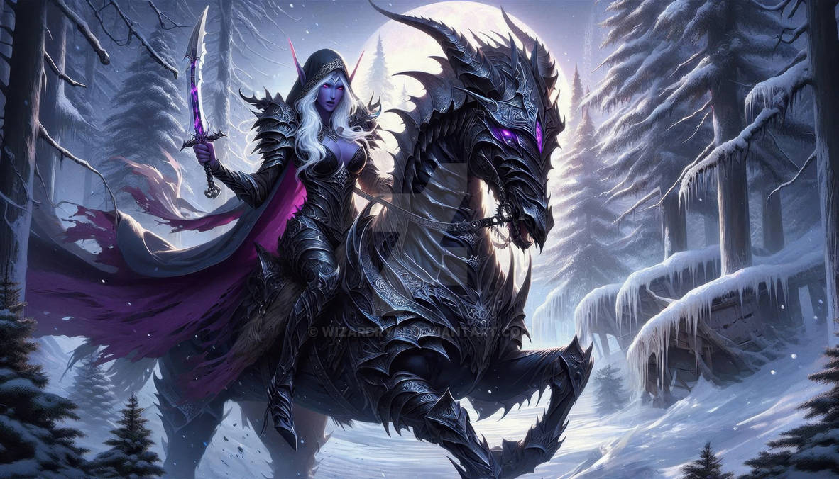 Drow Dragonrider and Sorceress PurpleMoonHouse by WizardryAi on DeviantArt