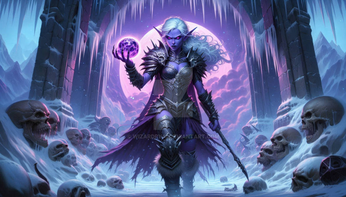 Drow Dragonrider and Sorceress PurpleMoonHouse by WizardryAi on DeviantArt