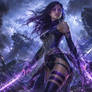 Swords and Sorcery by WizardryAI #summer Psylocke