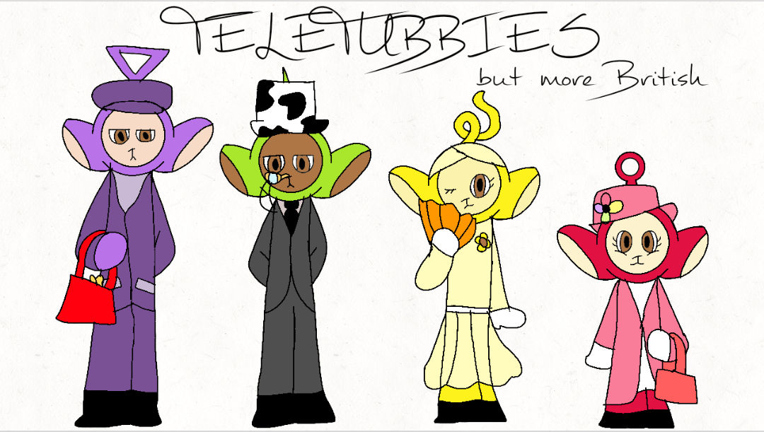 Slendytubbies, Main Four by Misse-the-cat on DeviantArt