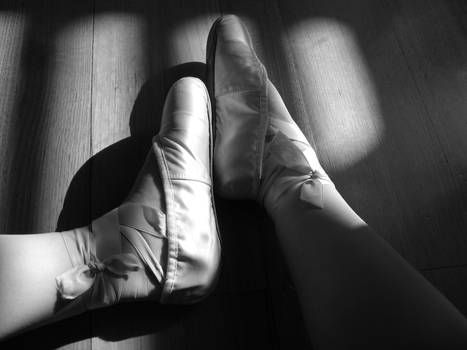 soles together- pointe
