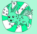 Flying Mint Bunny by Ebecker4 on DeviantArt