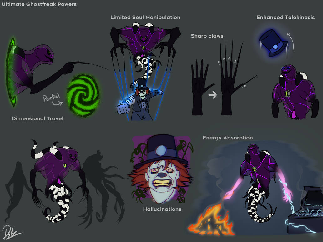 Ultimate ghostfreak Character Sheet by TheDoctorBatman1 on DeviantArt