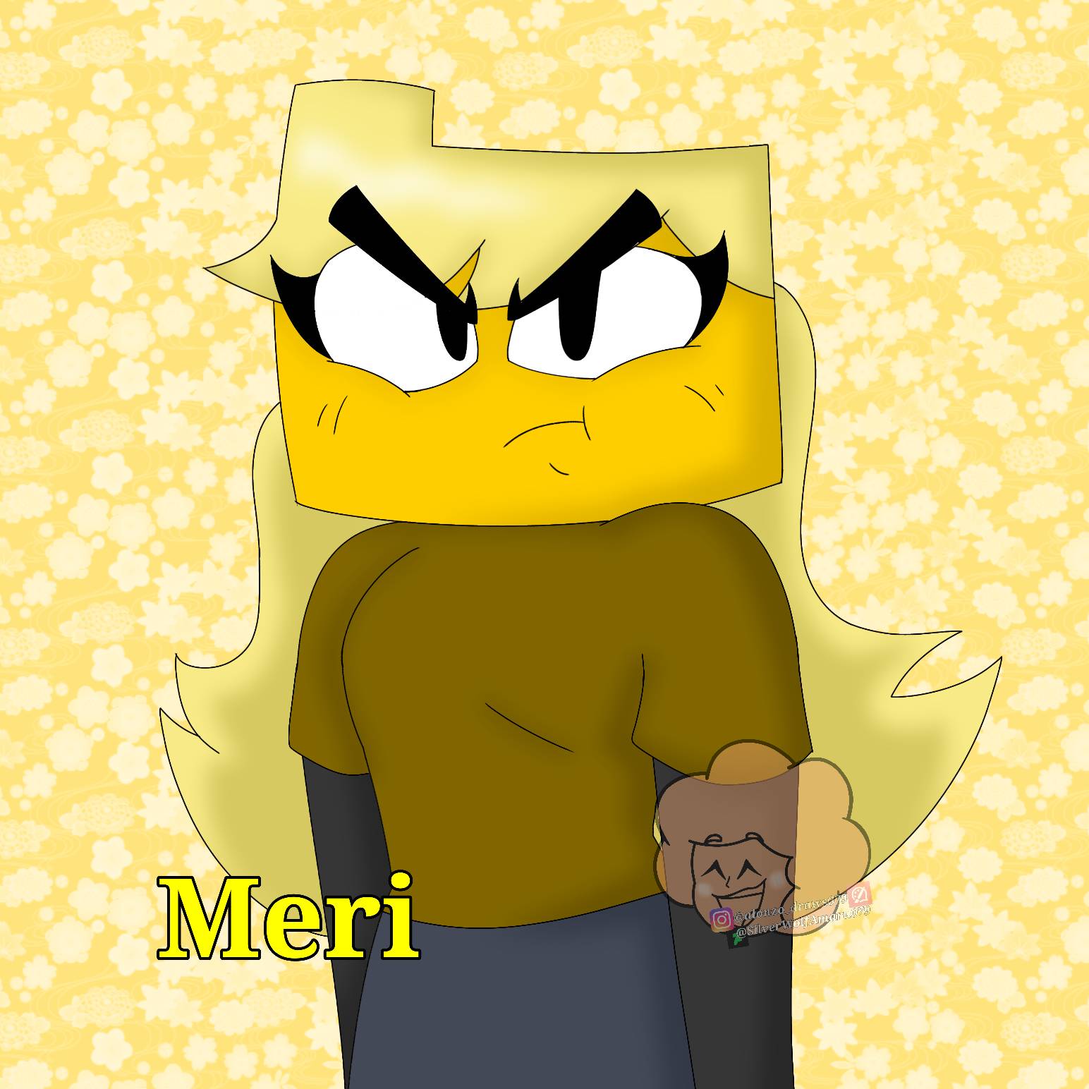 FNF Meri Fanart! by SilverWolfAmaru079 on DeviantArt