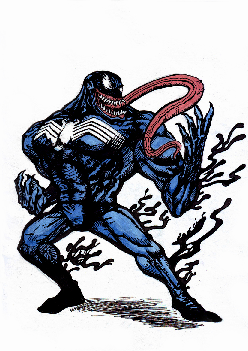 Venom Color Sketch