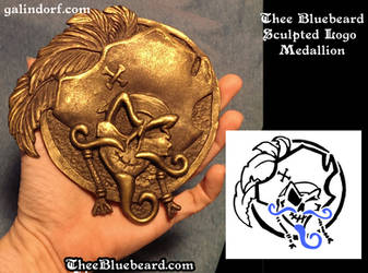 Thee Bluebeard Logo Medallion Sculpt