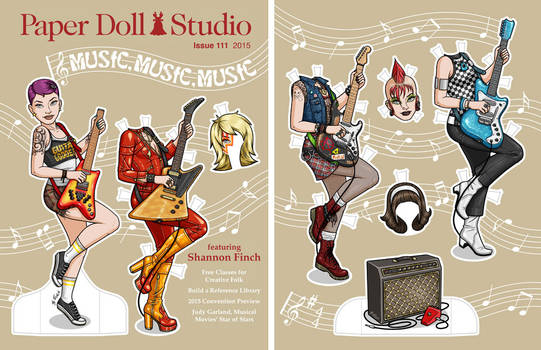 Paper Doll Studio - Guitar Goddess