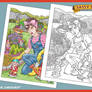 Sassy Dames : Coloring Book - The Gardener