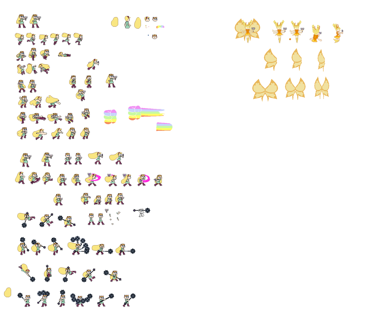Star Butterfly Sprite Sheet by OriginTheHero on DeviantArt Star Butterfly Sprite Sheet by OriginTheHero on DeviantArt