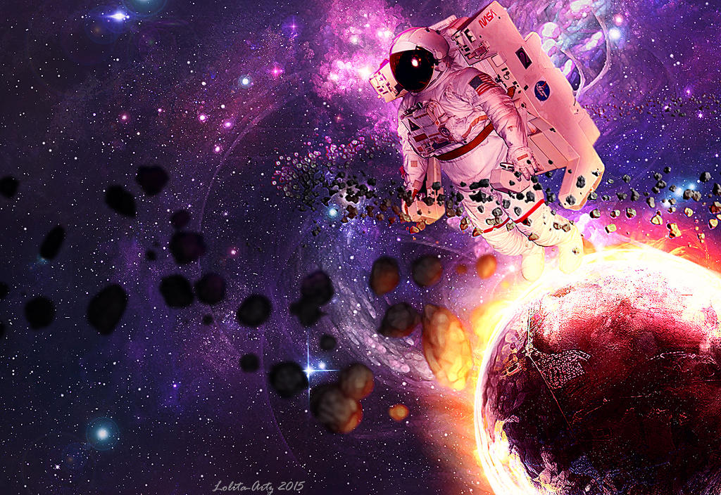 Astronaut (WALLPAPER!!) by Lolita-Artz