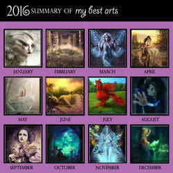 2016 Summary Of my best arts