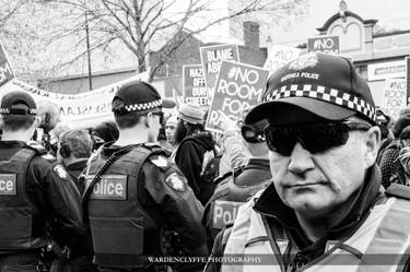 Police Officer - #NoRoomForRacism vs #UPF protest