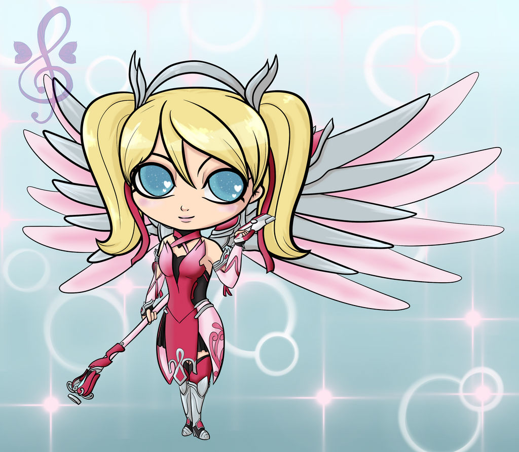 Pink Mercy by Rock-fairy-art on DeviantArt