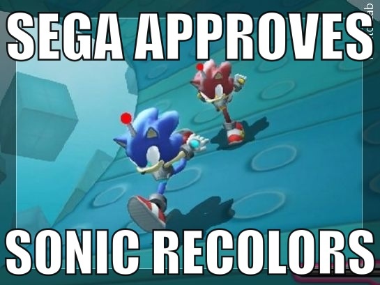 Sega Approves Recolors