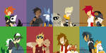 [Digimon re:CON] Playlist Covers by glitchgoat