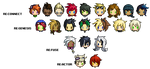 [digimon re:set] the old obligatory icons by glitchgoat