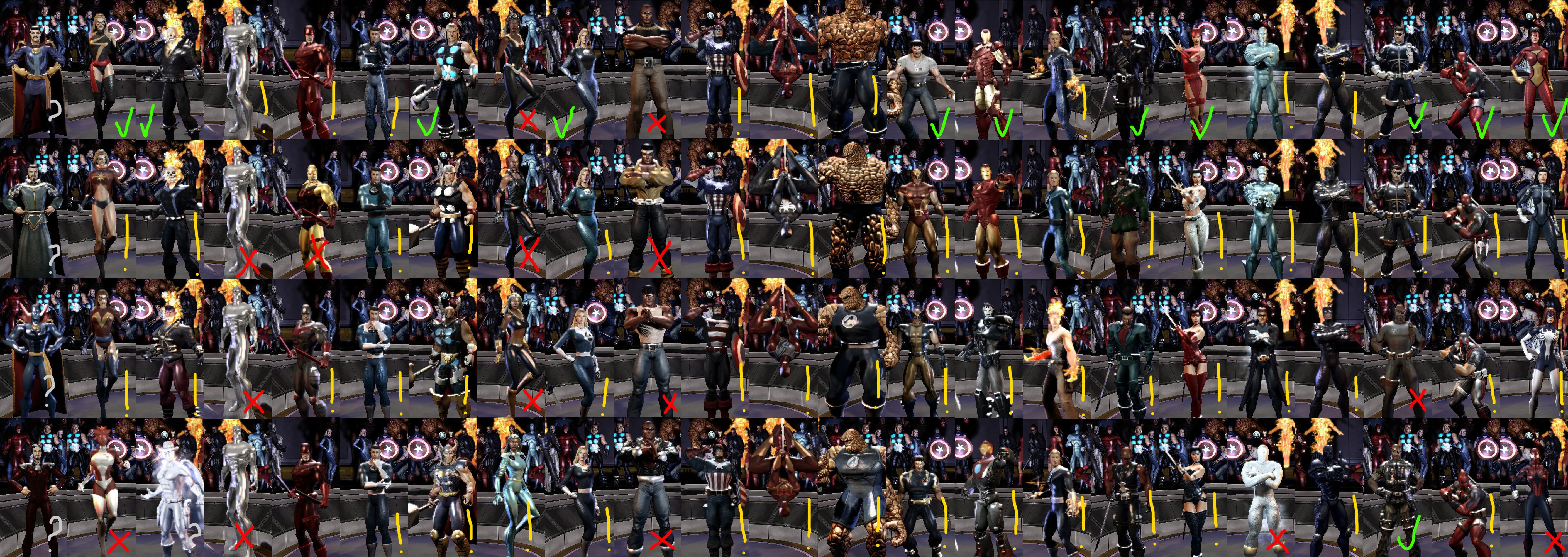 'Marvel Ultimate Alliance' full PC roster