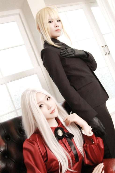 'Fate/Zero' Iri and Saber by lezisell on DeviantArt