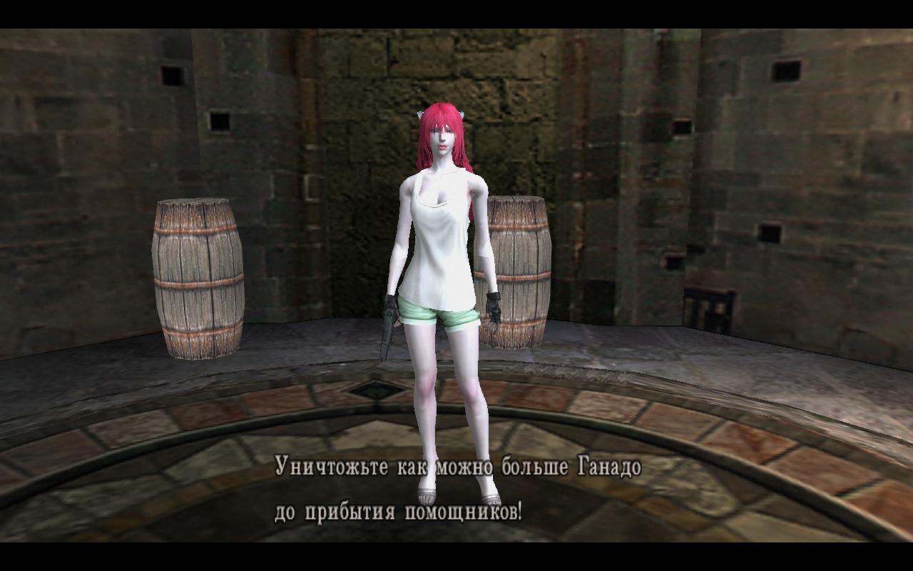 'Resident Evil 4' Elfen Lied Lucy mod