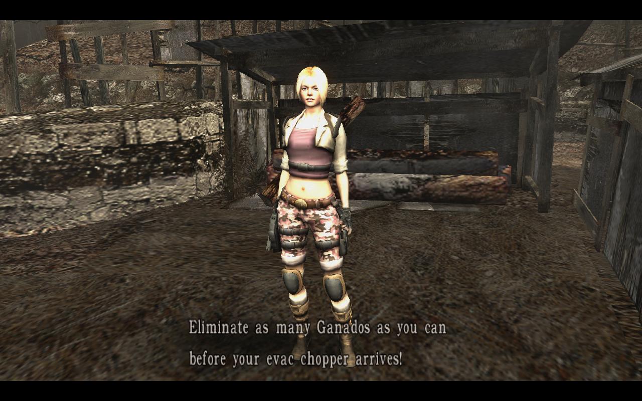 'Resident Evil 4' Party-Girl mod no tattoo version