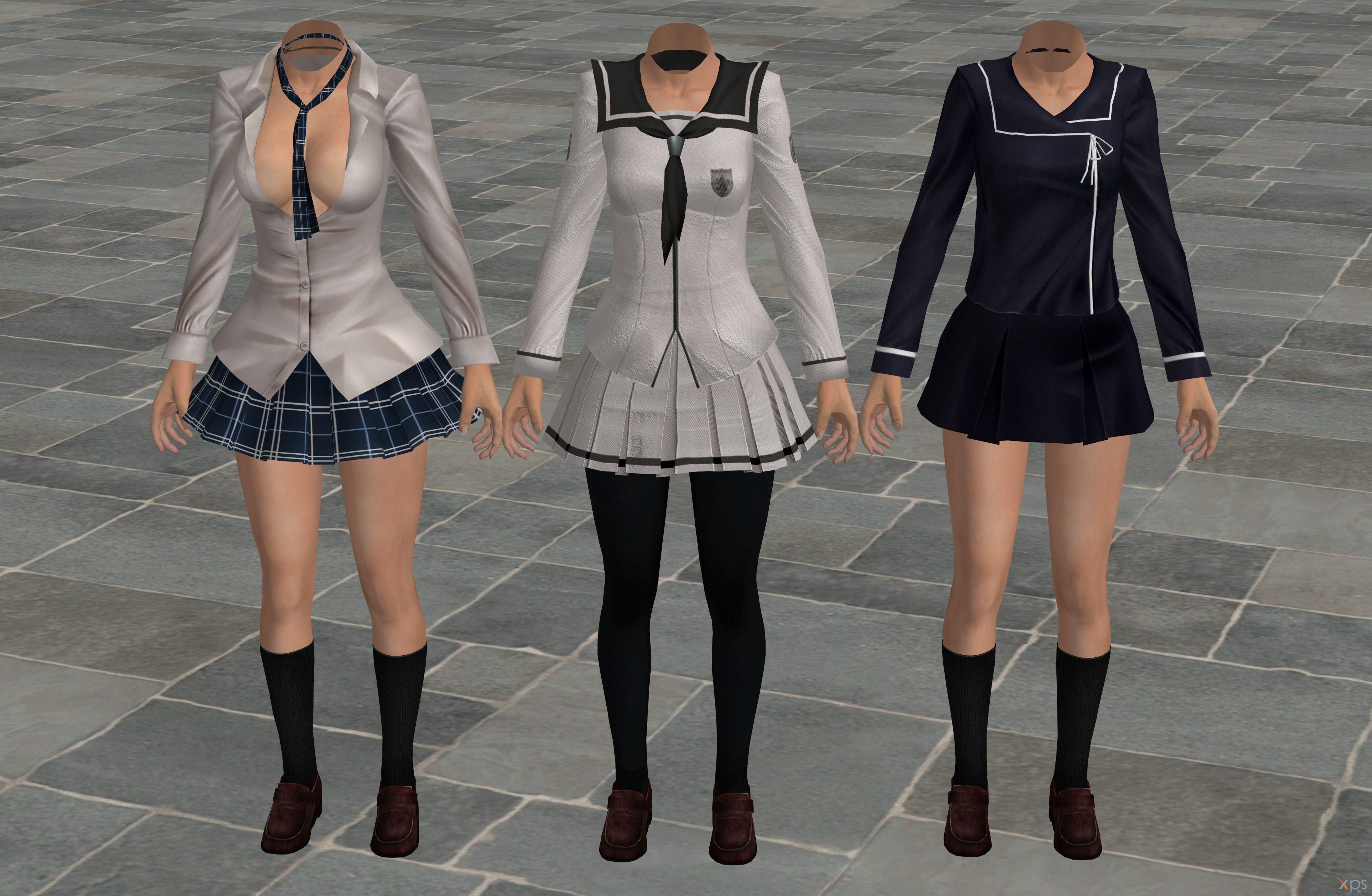 'TES4: Oblivion' Sailorfuku Pack 2 XPS ONLY!!!