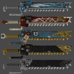 'W40K: Deathwatch' Chain Swords Pack XPS ONLY!!!