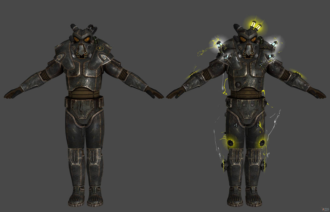 'Fallout: New Vegas' Enclave Advanced Power Armor by lezisell on DeviantArt