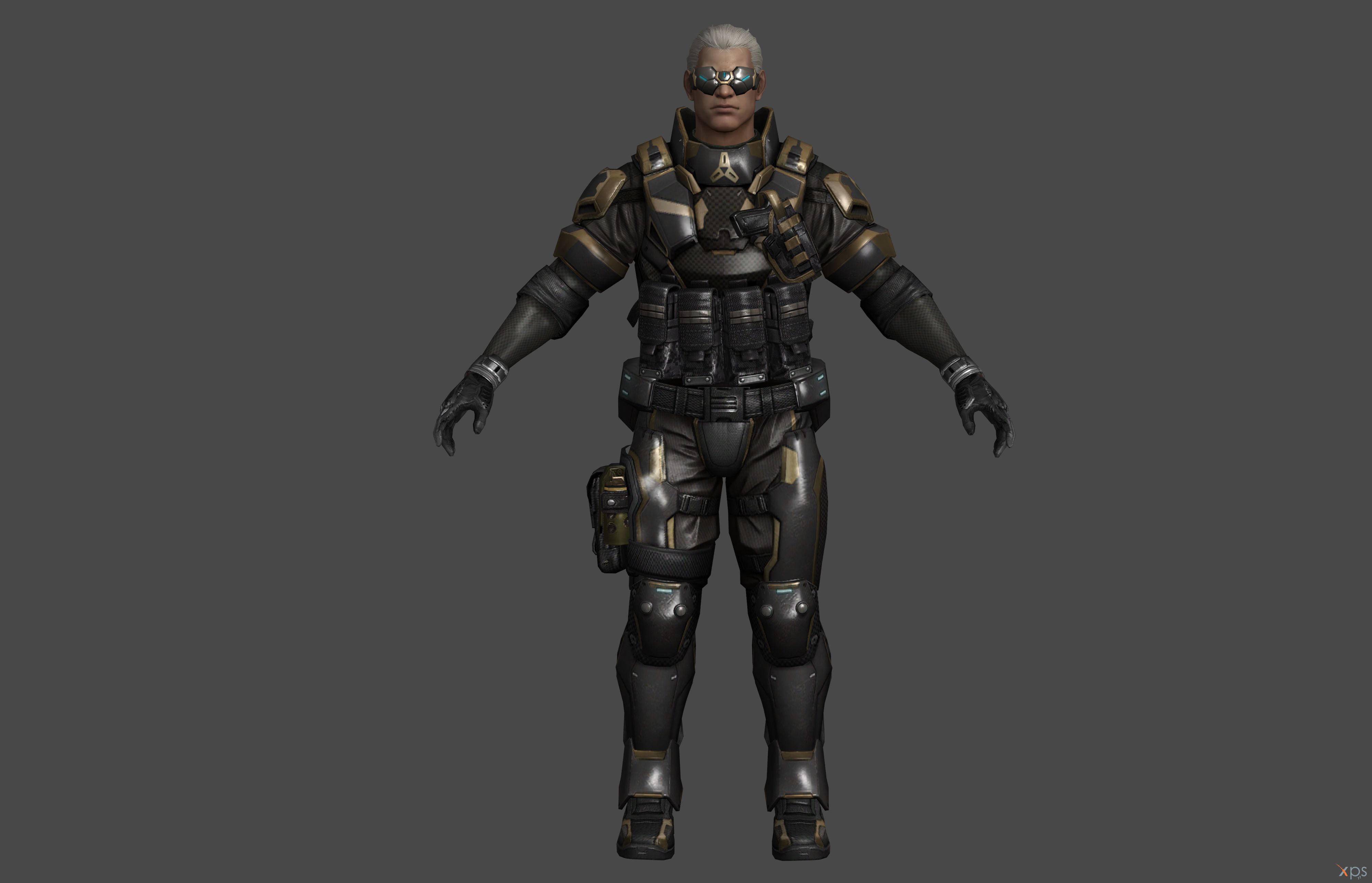 'Ghost in the Shell: First Assault' Bato Goldblack by lezisell on ...
