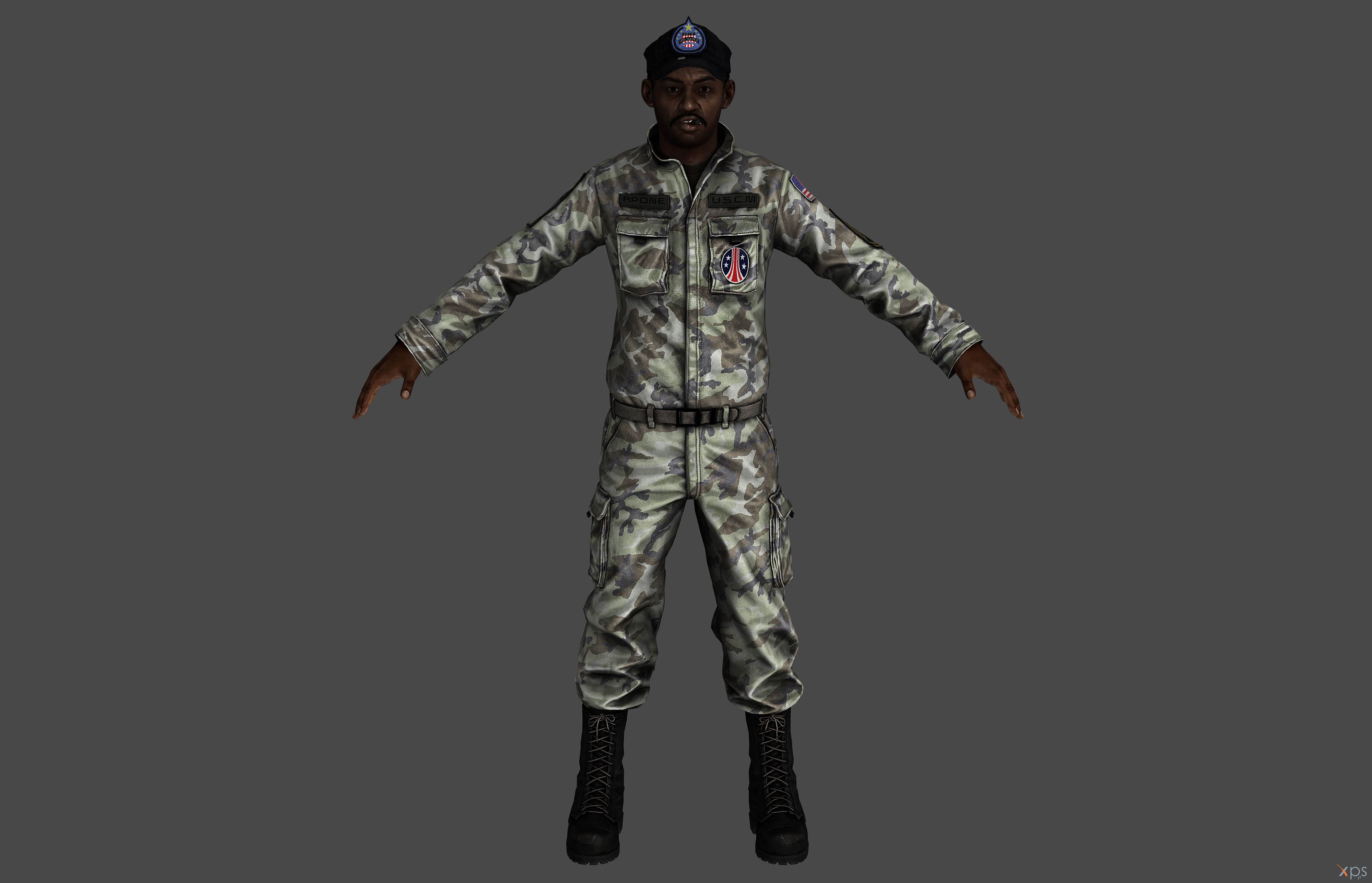 Colonel Apone 'Aliens: Colonial Marines' Apone XPS ONLY!!! by lezisell on DeviantArt