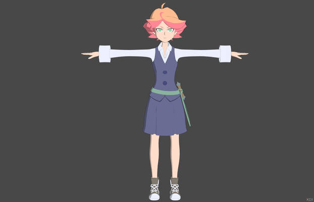 'Little Witch Academia' Amanda Uniform XPS ONLY!!!