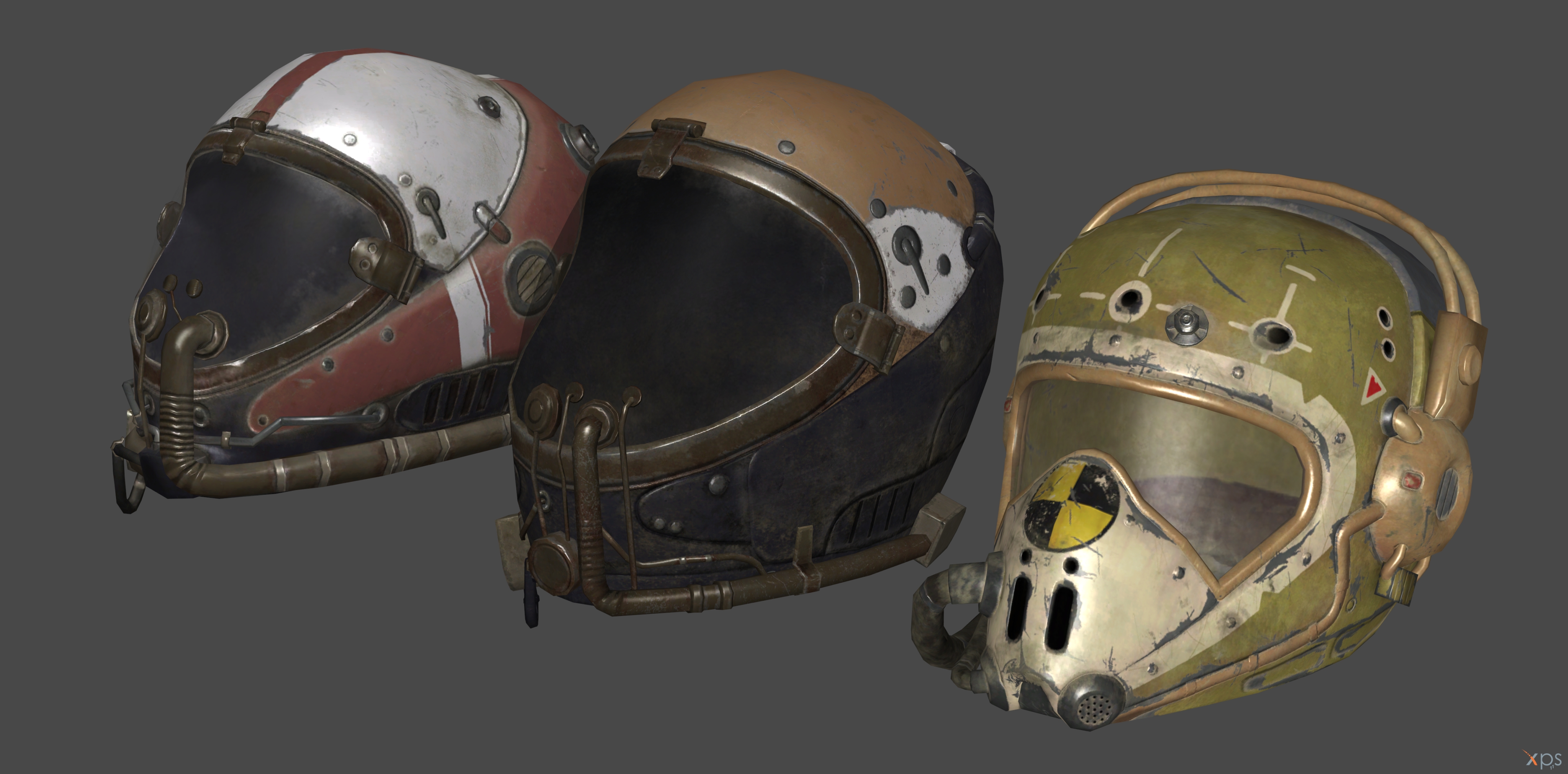 [FREE] 'Fallout 4' Helmets XPS ONLY!!! by lezisell on DeviantArt
