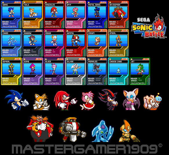 sonic battle rare cards Sonic Battle