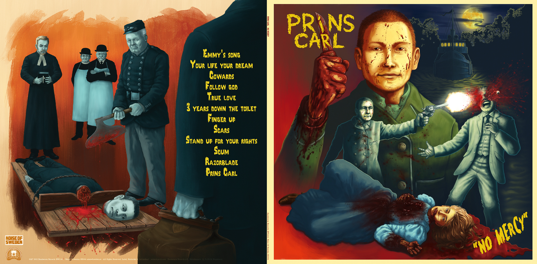 Prins Carl - No Mercy, LP cover