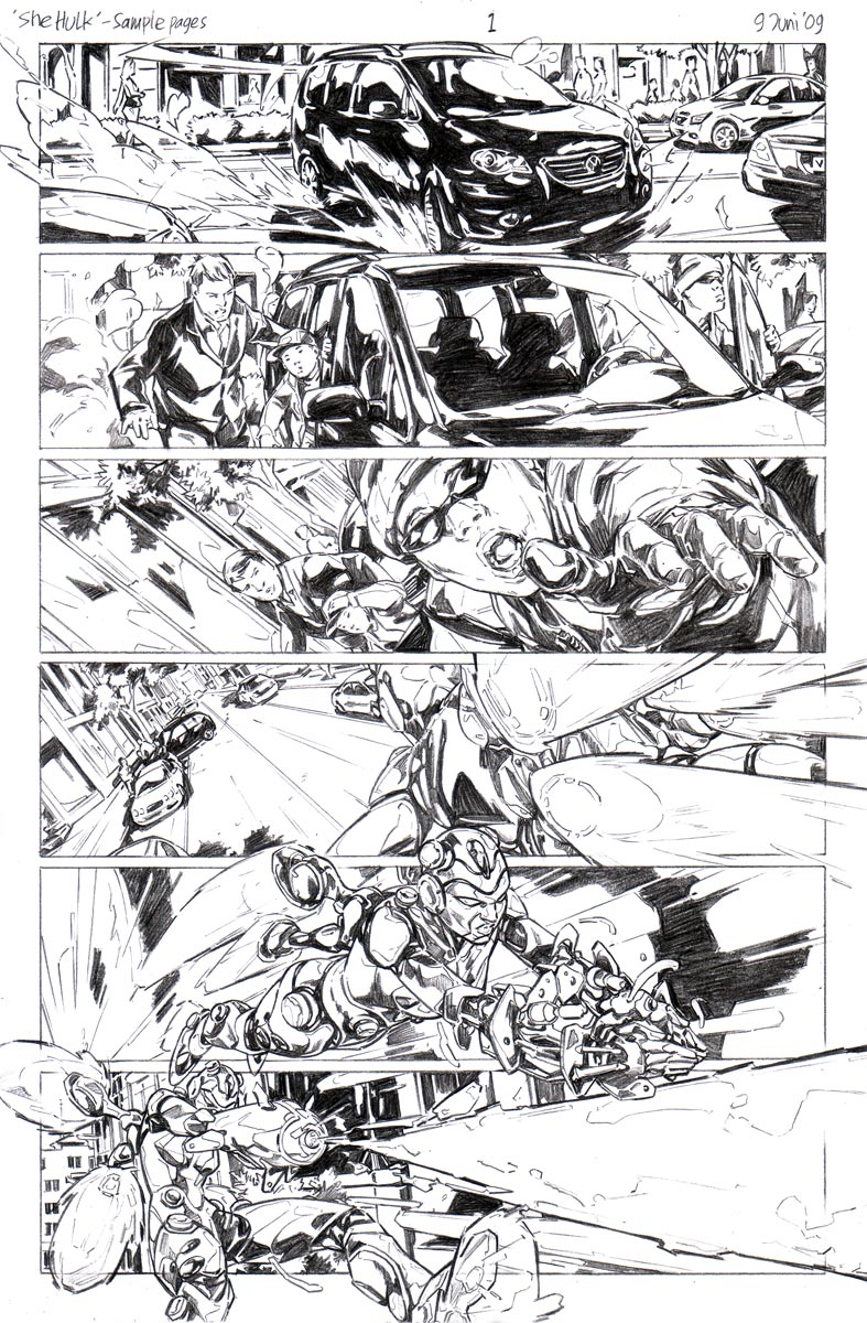 She-Hulk sample pages 1