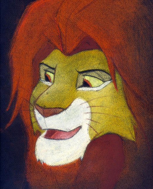 Colored Simba by tushkanchic by LionKingFanClub on DeviantArt