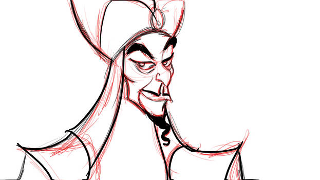 digital sketch  Jafar