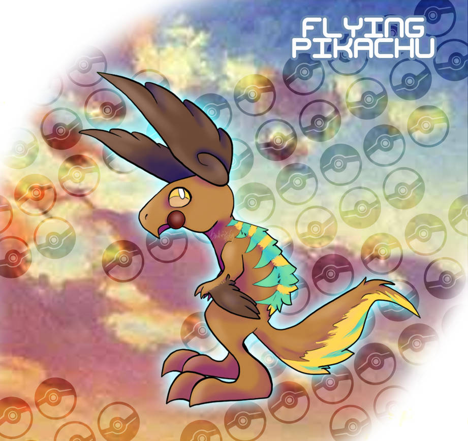 Flying Pikachu by Beatrice-Bartollini on DeviantArt