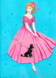 1950's  Poodle Skirt Teen by FlapperFoxy