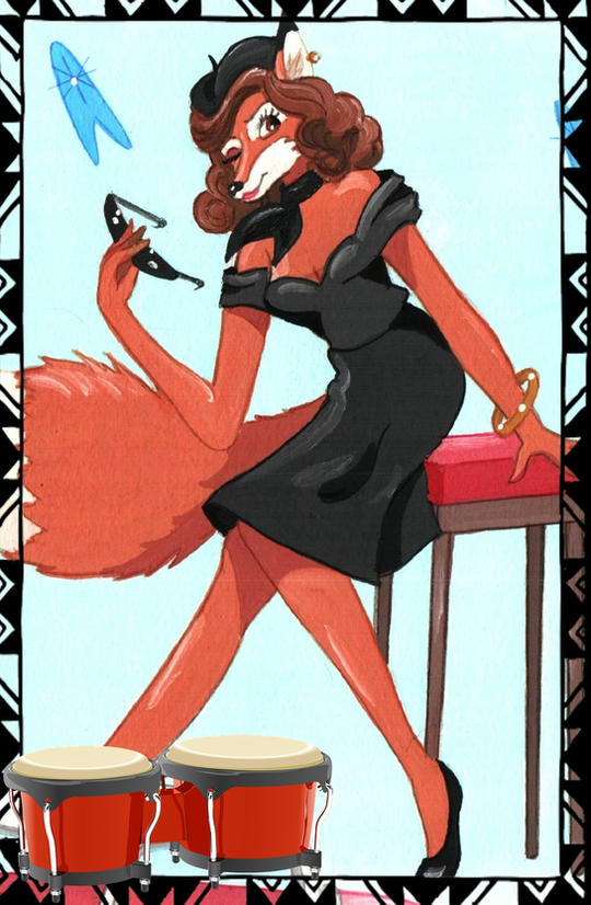 Beatnik Chick by FlapperFoxy on DeviantArt