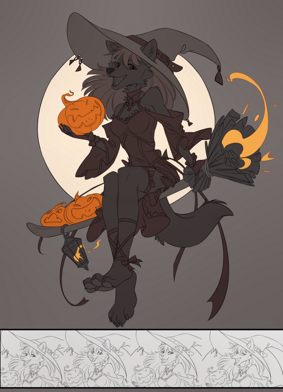 Halloween freeline by Orphen-Sirius