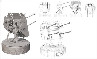 antiaircraft gun