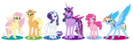 The Mane 6 by PeridotKitty