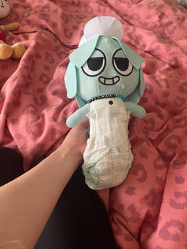 Diapered Connie plush