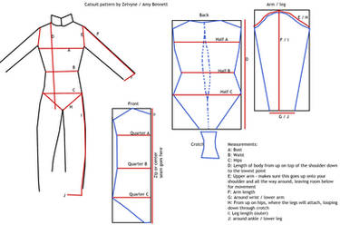Catsuit sewing pattern
