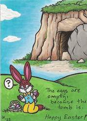 ACEO Commission - Happy Easter 2022