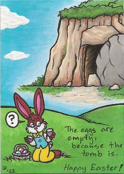 ACEO Commission - Happy Easter 2022