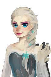 Elsa Speedpaint (I gave up halfway)