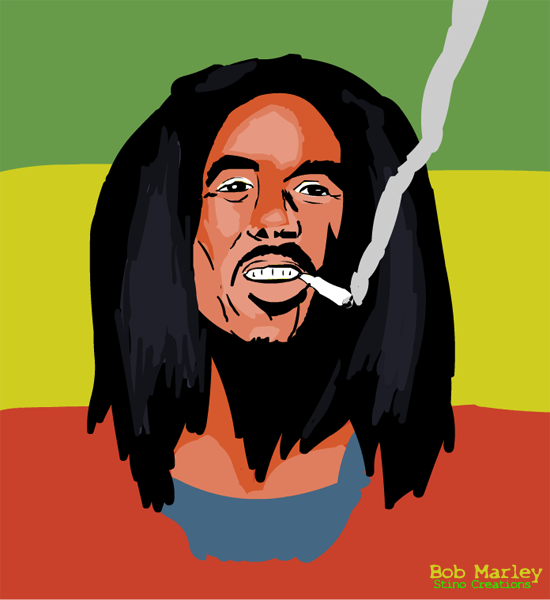 44+ Design Bob Marley Vector PNG